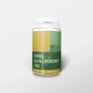 Kwas alfa-liponowy kapsułki 300mg - 100 kaps. - Nanga