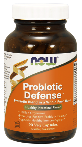 Probiotyk Defense™ – 90 Vege kaps. - NOW Foods