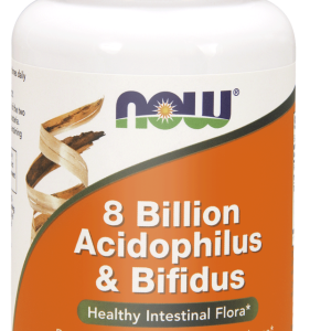 Probiotyk 8 miliardów bakterii Acidofilus i Bifidus – 120 Vege kaps. - NOW Foods