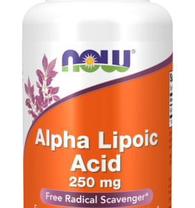 Kwas ALA Alpha Lipoic Acid 250mg 120 kaps. - NOW Foods