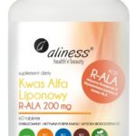 Kwas Alfa Liponowy R-ALA 200mg 60 kaps. - Aliness