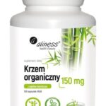 Krzem organiczny - Aliness - z pędów bambusa 150mg - 100 Vege kaps.