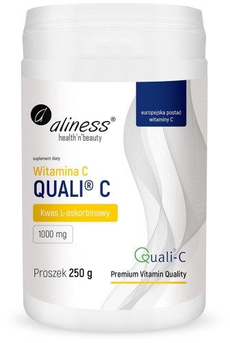 Witamina C Quali®- C kwas L-askorbinowy 250g proszek - Aliness