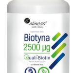 Biotyna 2500 mcg QualiBiotin® x 120 tabletek VEGE - Aliness