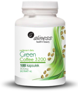 Zielona kawa Aliness - Green Cofee 3200 - 100 kaps.