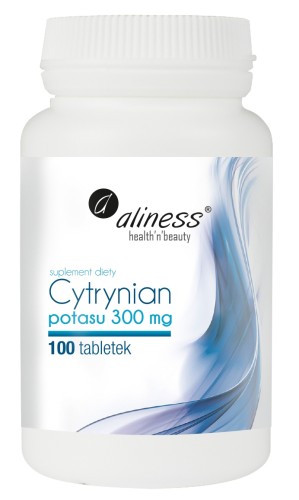 Cytrynian Potasu 300 mg x 100 vege kaps. - Aliness
