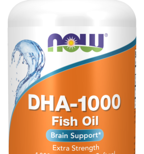 DHA-1000 Fish Oil Extra Strength Softgels 1000mg 90 żelek - NOW Foods