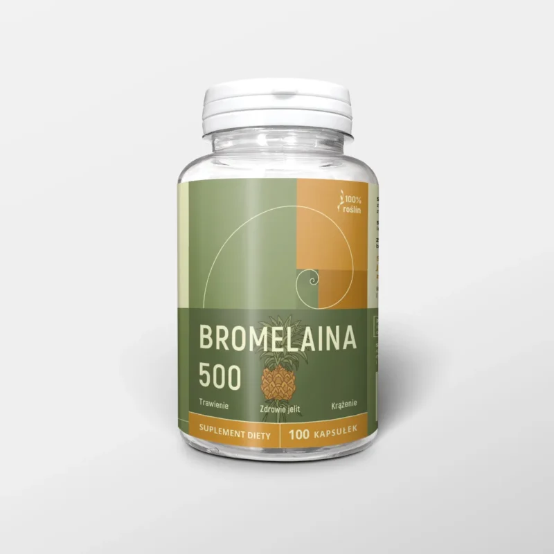 Bromelaina kapsułki 500mg - 100 kaps. - Nanga