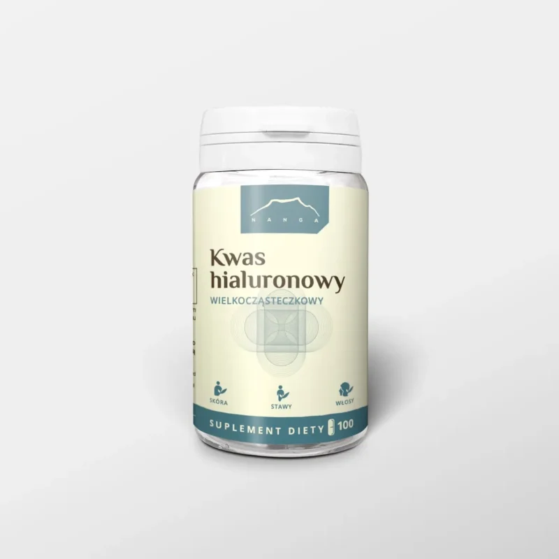 Kwas hialuronowy Strong kapsułki 200mg - 100 kaps. - Nanga