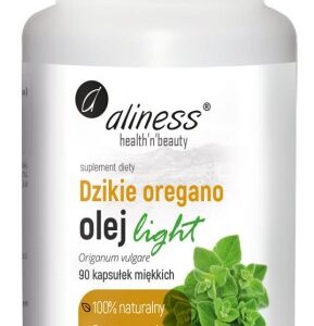 Dzikie Oregano 100% - Aliness - naturalny olej LIGHT - 90 kaps.