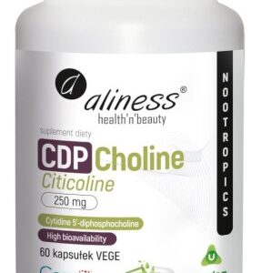 CDP Choline Citicoline - Aliness - 250mg - 60 Vege kaps.