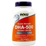 DHA-500 + 250 EPA – 180 żelek - NOW Foods