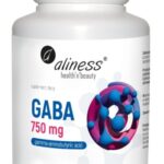 GABA Gamma amino butyric acid 750mg x 100 Vege kaps. - Aliness
