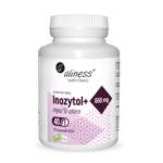 Inozytol myo/D-chiro - Aliness - 40/1, 650 mg + b6 - 100 Vege kaps.