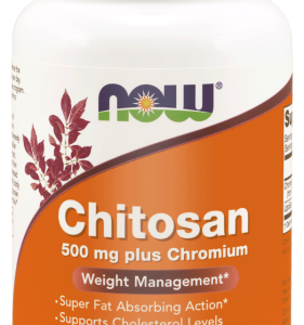 Chitosan + Chrom 500mg – 120 Vege kaps. - NOW Foods