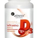 Witamina D3 FORTE 4000 Aliness - 120 kaps.