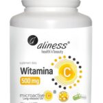 Witamina C 500mg Aliness micoractive 12h - 100 Vege kaps.