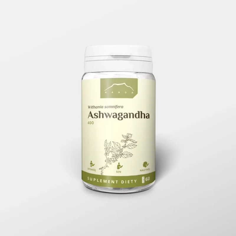 Ashwagandha kapsułki 400mg - 60 kaps. - Nanga