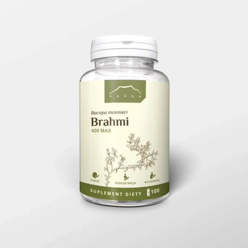 Brahmi kapsułki 400mg max - 100 kaps. - Nanga