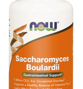 Probiotyczny szczep drożdży Saccharomyces Boulardii - 60 Vege kaps. - NOW Foods