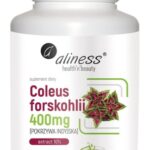 Pokrzywa indyjska - Aliness - Coleus forskohlii 10% 400mg - 100 Vege kaps.