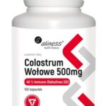 Colostrum Wołowe - Aliness - IG 40% 500mg - 100 kaps.