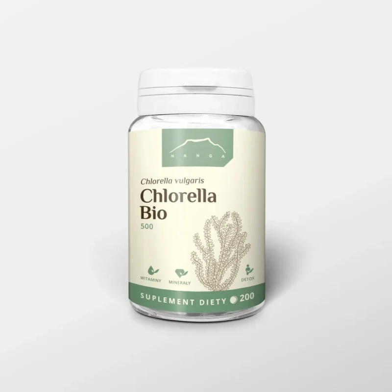 Chlorella BIO tabletki 500mg - 200 tabletek - Nanga