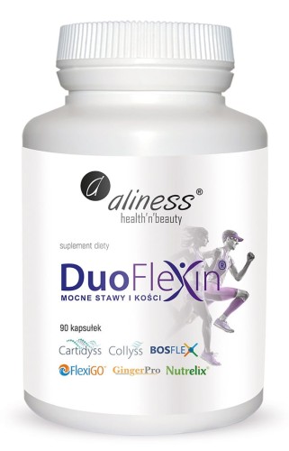 Duoflexin® mocne stawy i kości 100% natural x 90 Vege kaps - Aliness