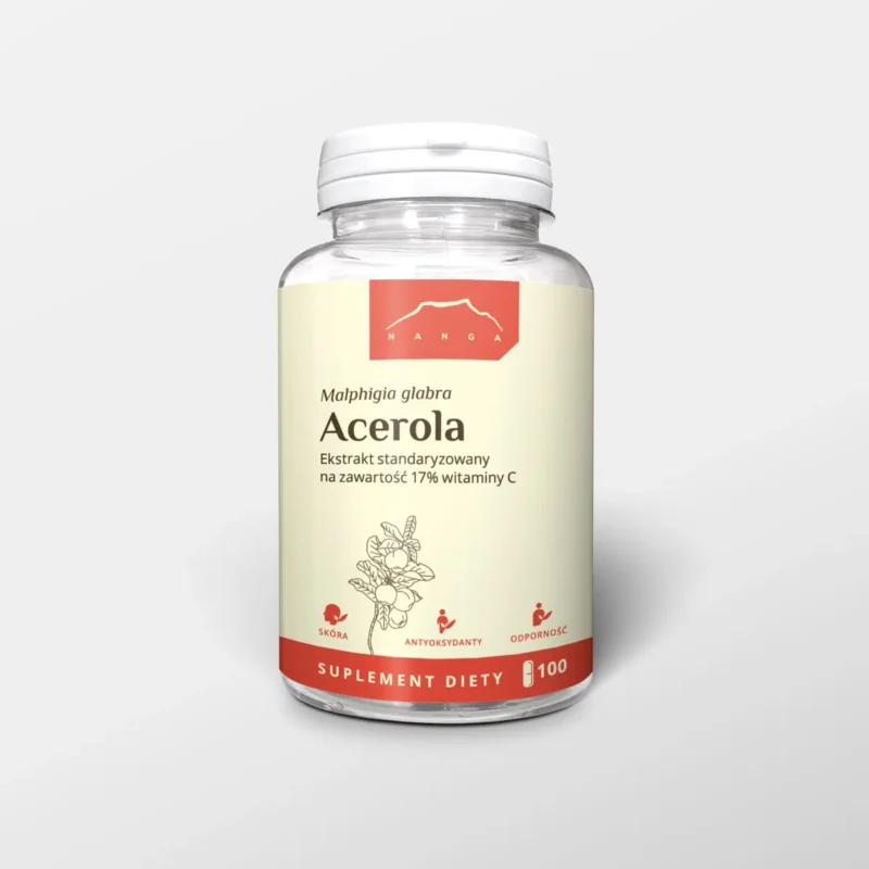 Acerola ekstrakt kapsułki 500mg - 100 kaps. - Nanga
