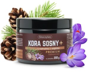 Kora sosny + L-cytrulina + L-arginina PREMIUM - Skoczylas - proszek 200g