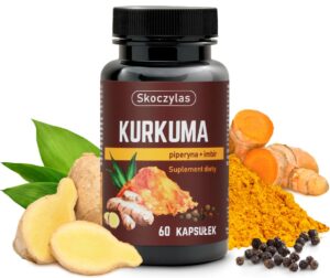 Kurkuma piperyna imbir resweratrol i kwercetyna - Skoczylas - 60 kaps.