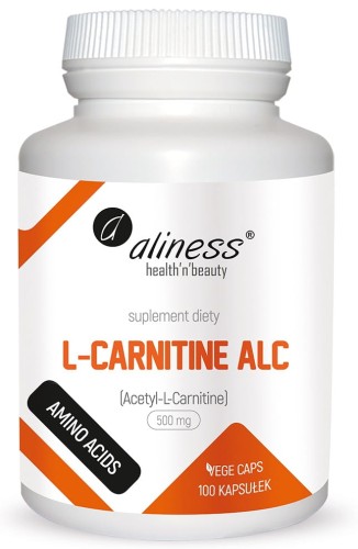 L-Carnityne ALC 500mg x 100 Vege kaps. - Aliness