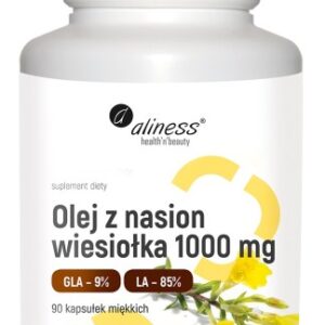 Olej z nasion wiesiołka - Aliness - 9% 1000mg - 90 kaps.