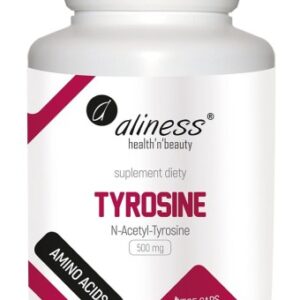 Tyrozyna - N-Acetyl-Tyrosine 500mg x 100 Vege kaps. - Aliness