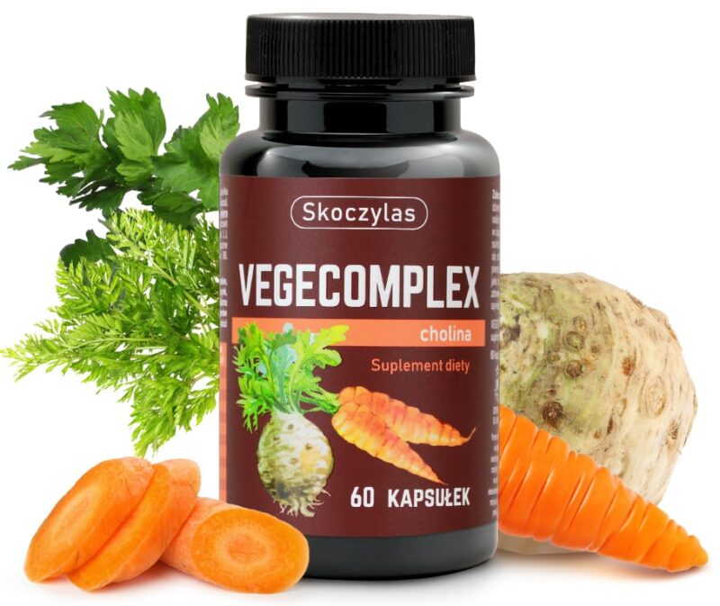 Suplement diety dla vegetarian Vegecomplex cholina - Skoczylas - 60 kaps.