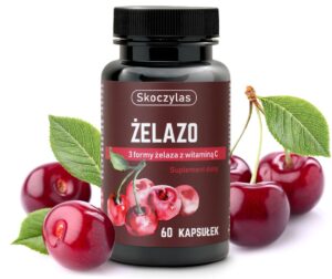 Żelazo 3 formy z witaminą C - Skoczylas - 60 kaps.