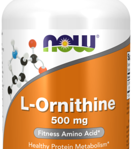 L-ornityna 500mg - 120 Vege kaps. - NOW Foods