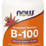 Witamina B100 kompleks witamin o przedłużonym uwalnianiu - 100 tabl. - NOW Foods