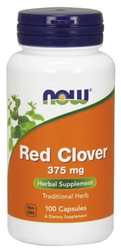 Czerwona koniczyna w kapsułkach red clover 375mg - 100 kaps. - NOW Foods