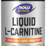 L-karnityna w płynie smak cytrynowy 1000mg - 473ml - NOW Foods