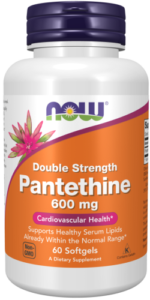 Witamina B5 pantentyna kwas pantotenowy 600mg - 60 żelek - NOW Foods