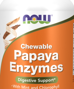 Enzymy trawienne Papaja Papaya enzyme - 360 pastylek - NOW Foods