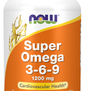 Kwasy omega 3-6-9 1200mg - 180 kaps. - NOW Foods