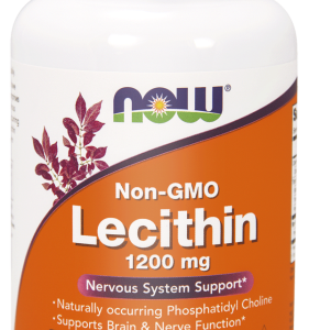 Lecytyna Lecithin 1200mg - 200 żelek - NOW Foods