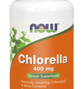 Chlorella w kapsułkach 400mg - 100 Vege kaps. - NOW Foods