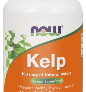 Kelp Algi morskiej 150mcg Jodu – 200 tabl. - NOW Foods