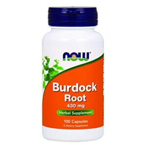 Korzeń łopianu - Burdock root 430mg - 100 kaps. - NOW Foods