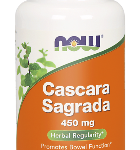 Szakłak amerykański - Cascara Sagrada 450mg - 100 Vege kaps. - NOW Foods