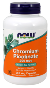 Pikolinian chromu 200mcg - 250 Vege kaps. - NOW Foods