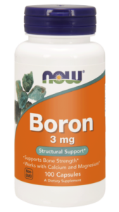 Bor 3mg Boron 3mg - 100 kaps. - NOW Foods